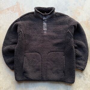 White Mountaineering Black Fleece Crewneck Sweater - Black